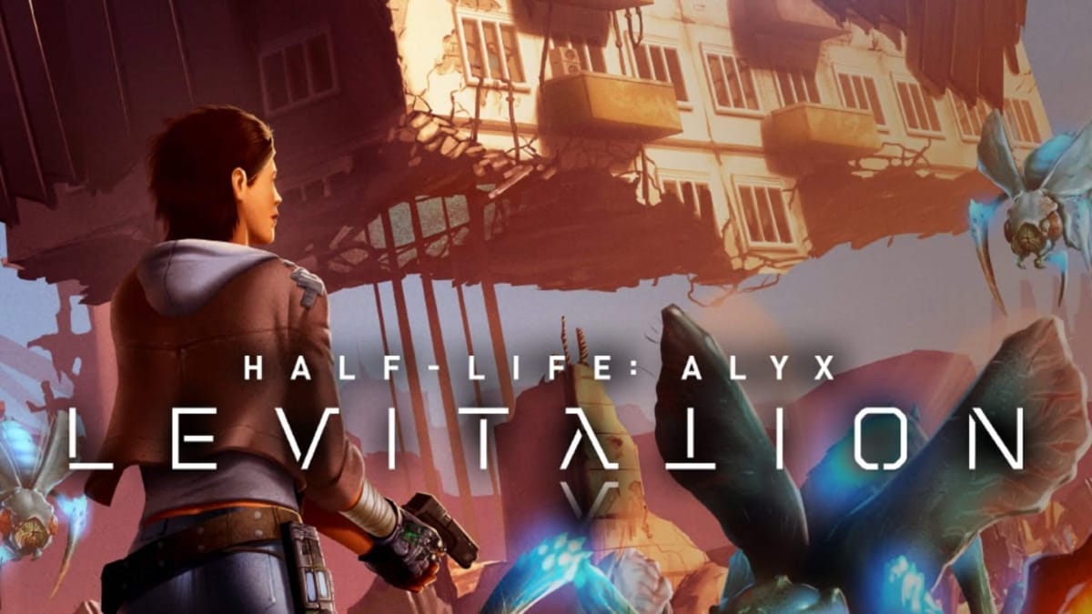 Half-Life: Alyx mod header showing the Half-Life: Alyx - Levitation logo and background.
