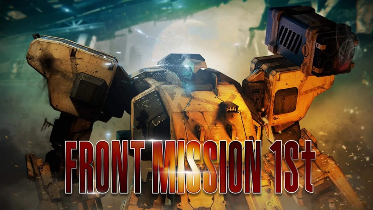 A giant wanzer looking imposing and probably telling you to look forward to the Front Mission 1st: Remake release date