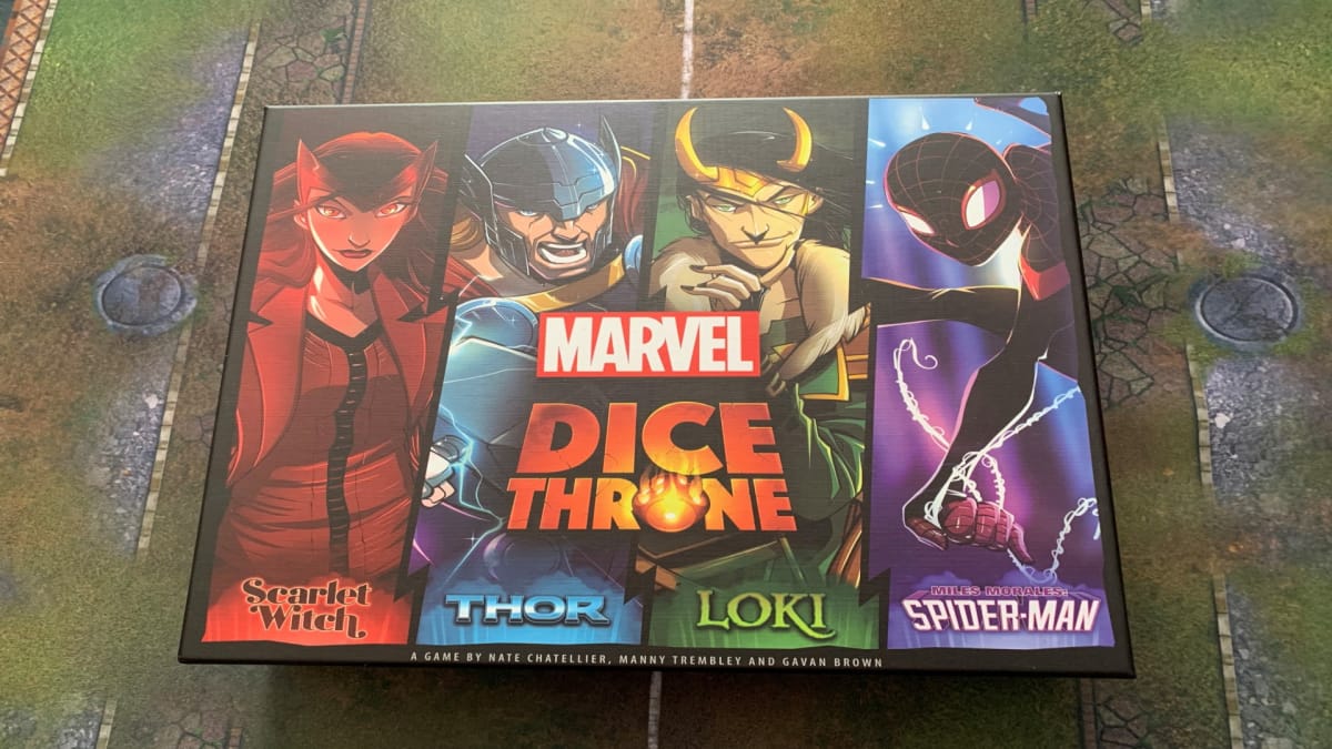 Box art for Marvel Dice Throne