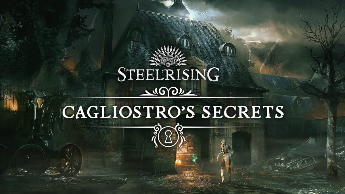 Aegis stands in front of the Hôpital Saint Louis in the Steelrising Cagliostro's Secrets DLC