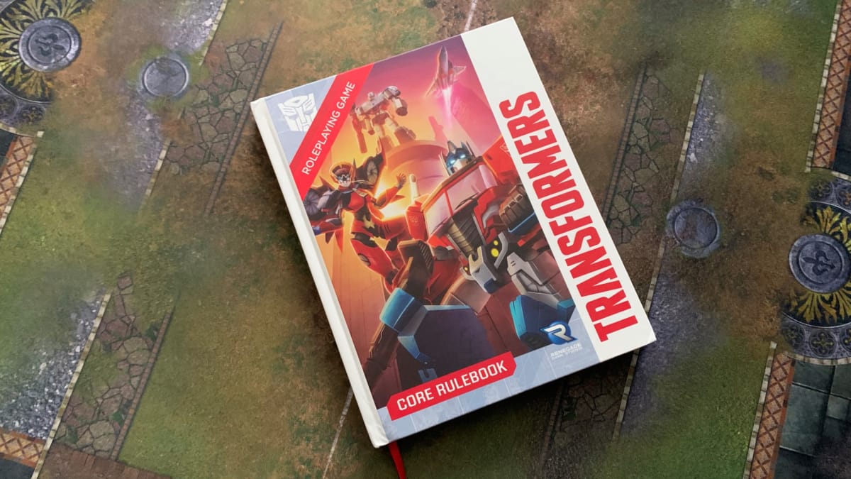 A screenshot of the core rulebook of Transformers: The Roleplaying Game