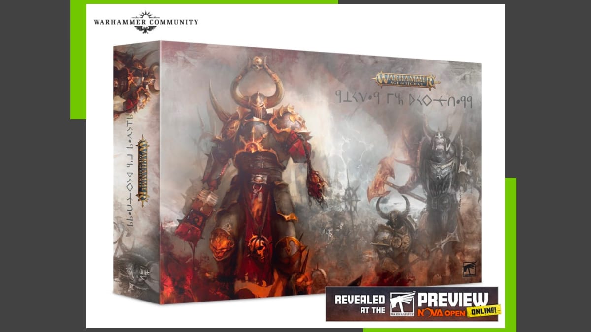 An image of the box for the new Warhammer Slaves To Darkness Army Set