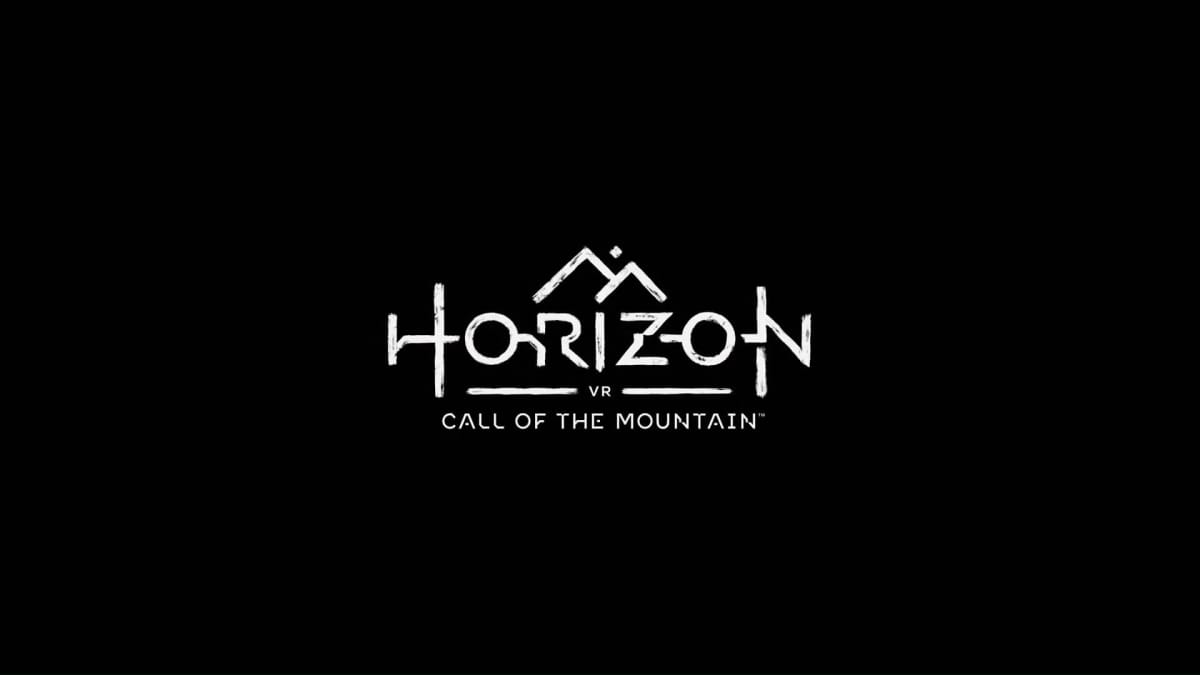 Horizon Call of the Mountain logo.