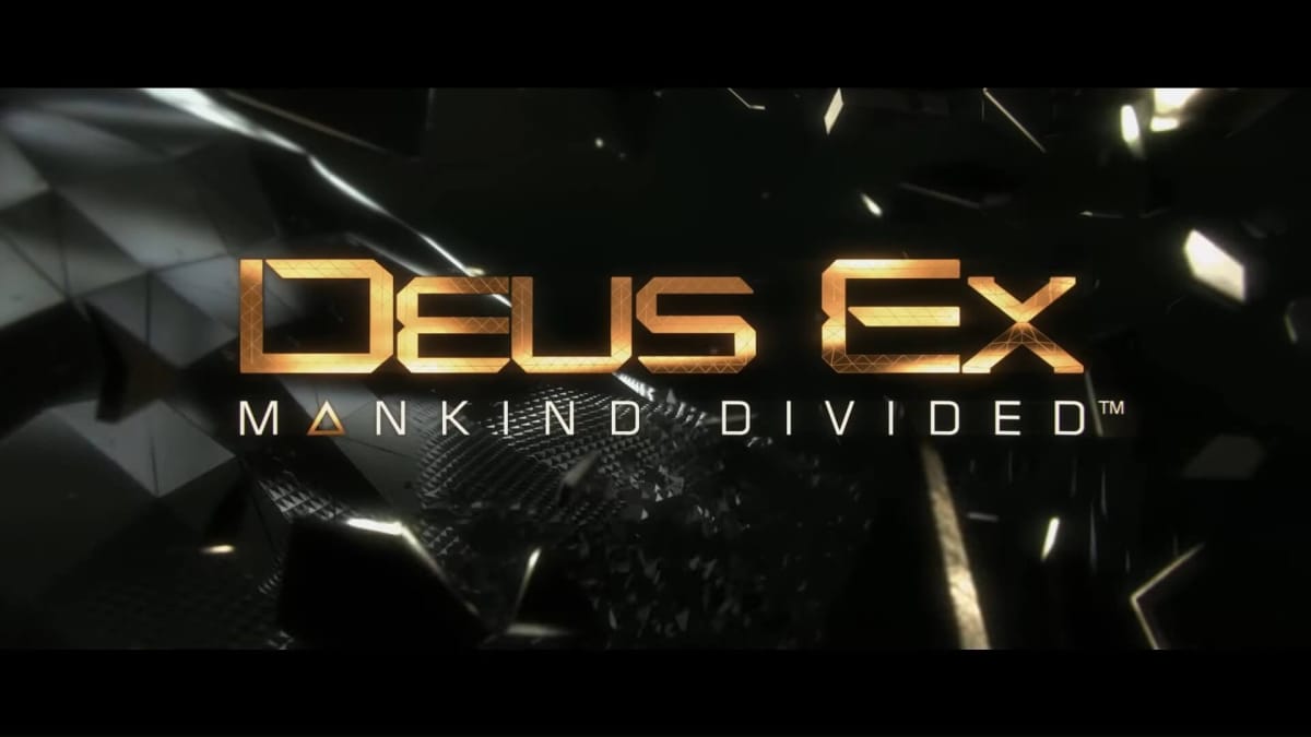 Deus Ex: Mankind Divided logo.