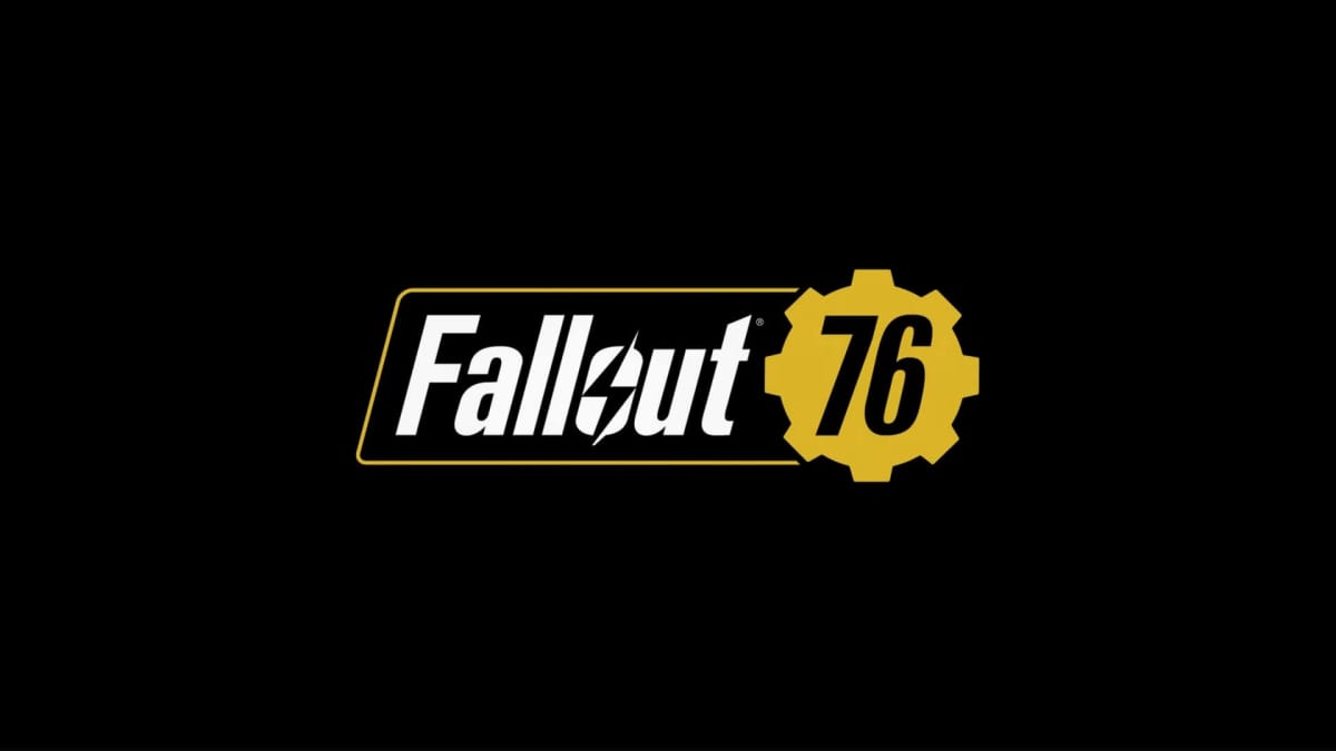 Fallout 76 logo.