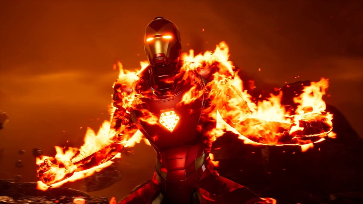 Iron Man Using Hellfire Beam