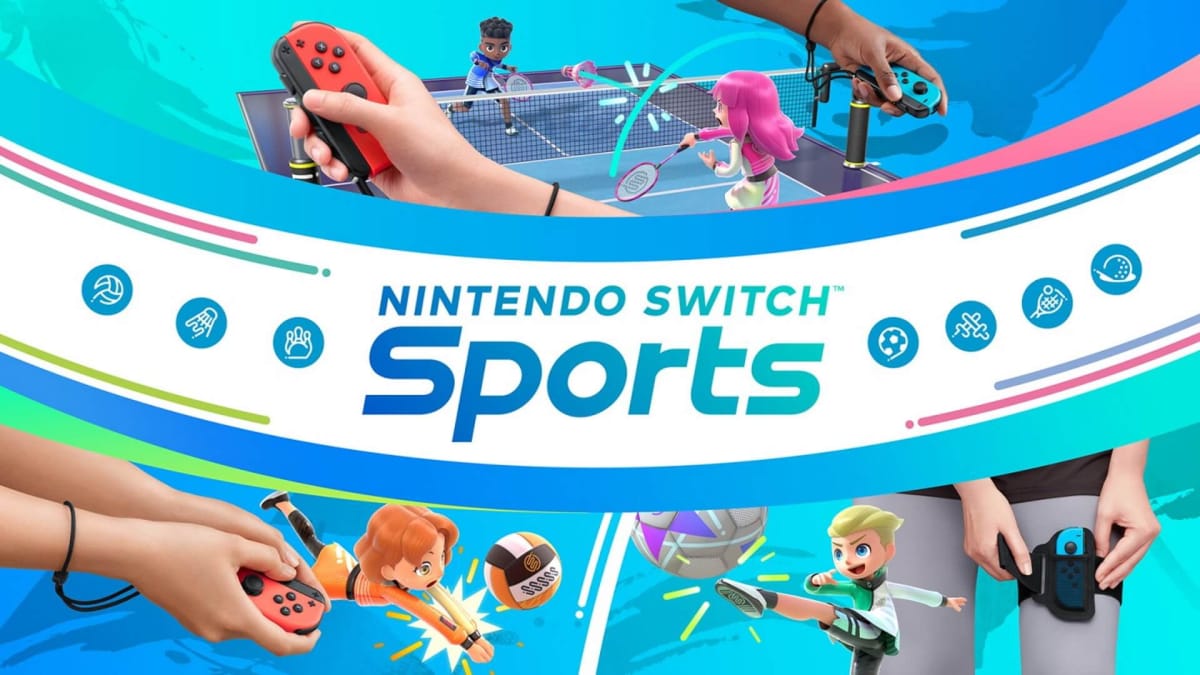 Nintendo Switch Sports game page header.