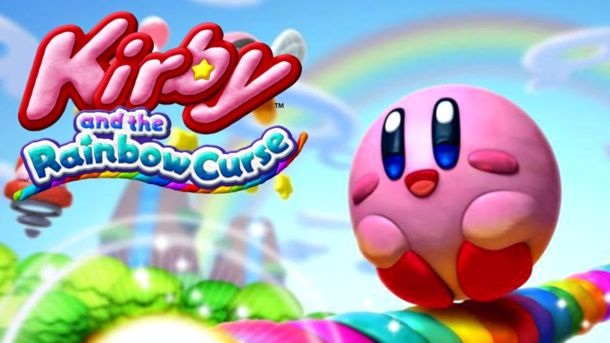 Kirby and the Rainbow Curse Key Art
