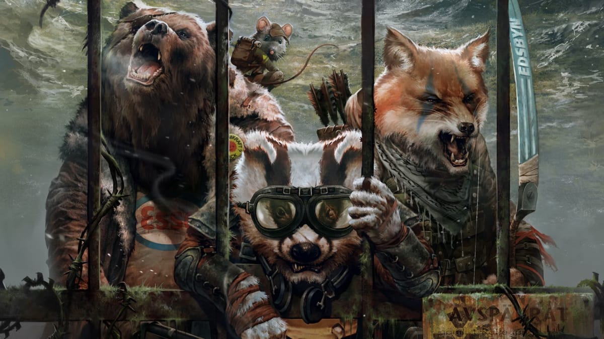 Artwork from the Mutant Year Zero TTRPG by Free League Publishing