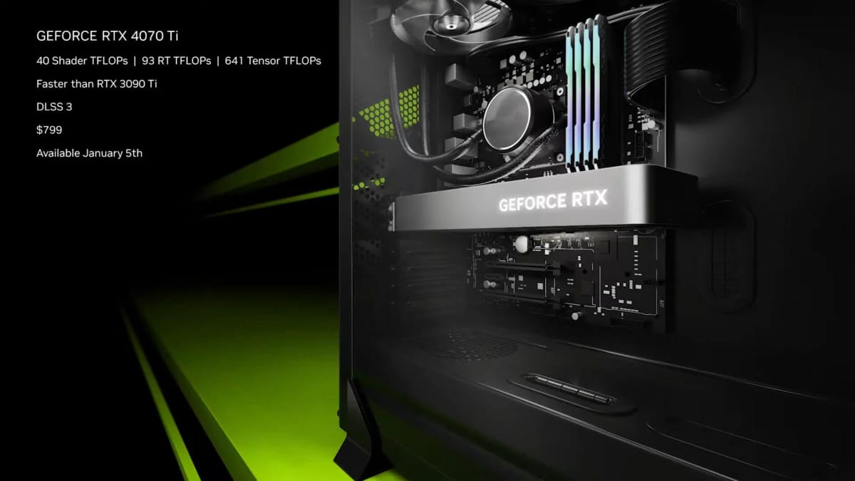 Nvidia RTX 4070 announced and specs detailed