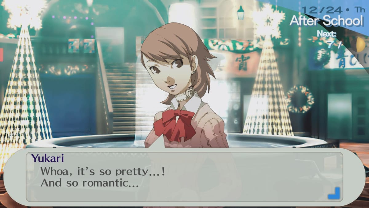 A social link taking place in Persona 3 Portable