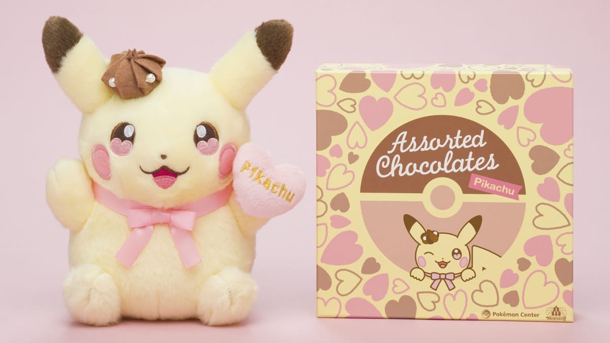 Pokemon Pikachu Valentine's Day Plushie Chocolates