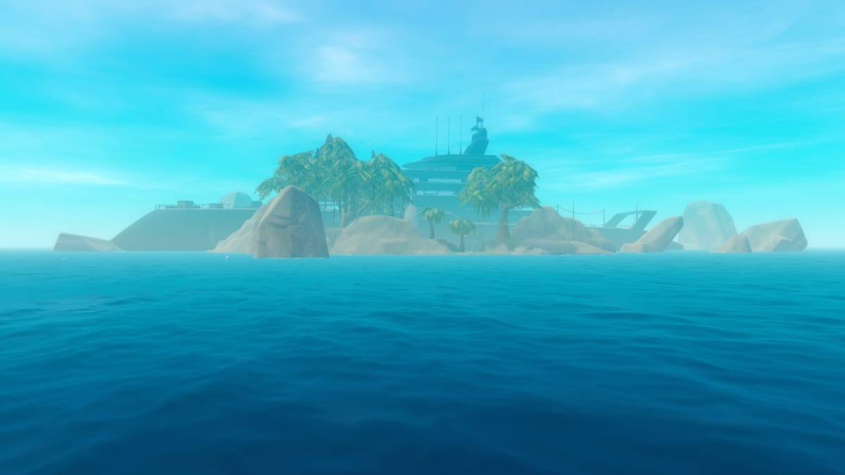 Image of Vasagatan From A Distance In The Game Raft
