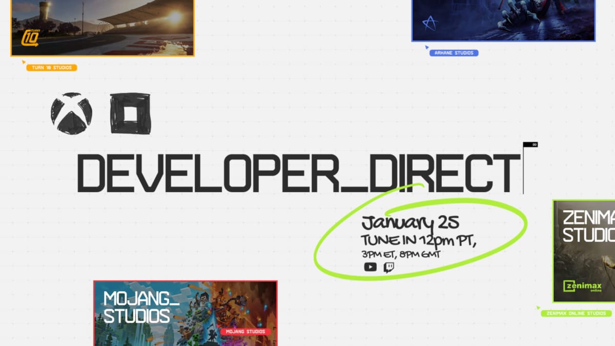 A banner showcasing the new Xbox and Bethesda Developer Direct presentation