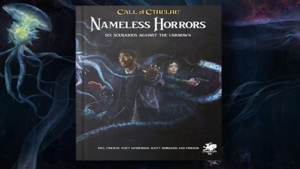 Featured promotional artwork for Nameless Horrors in Call of Cthulhu seventh edition