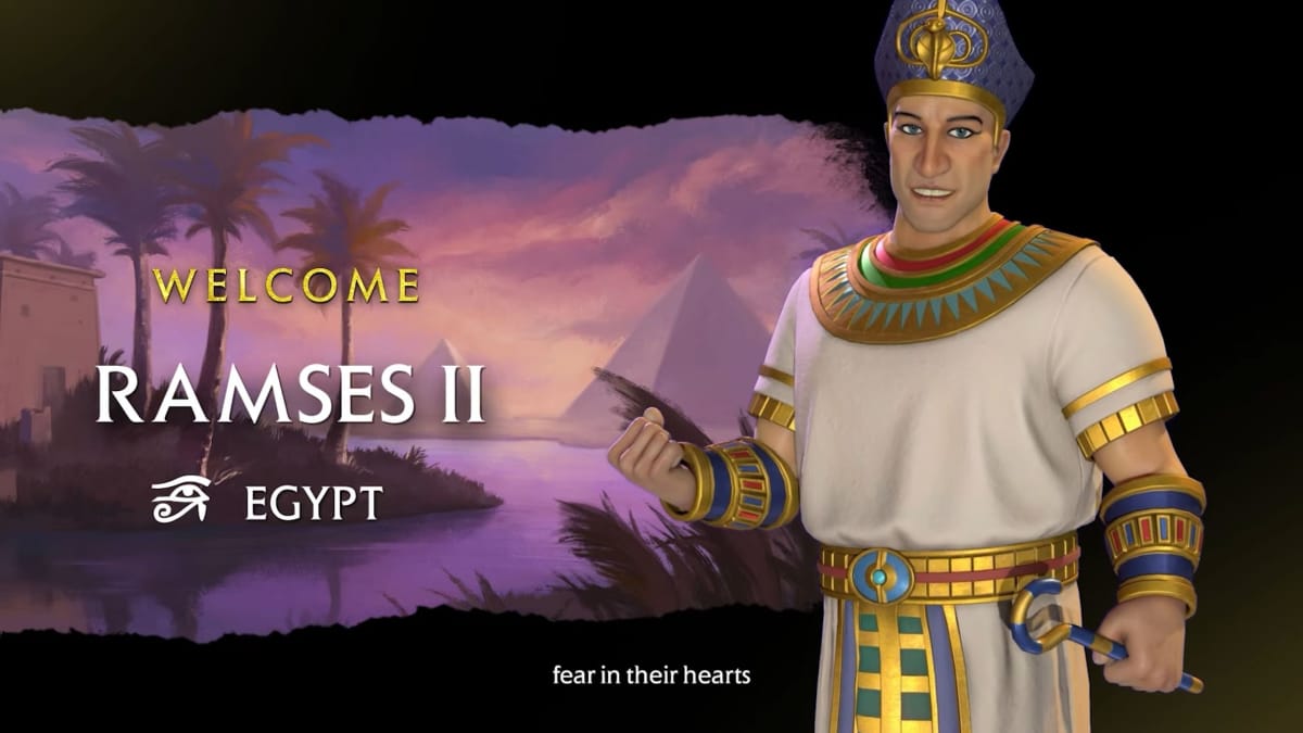 Civilization 6 Ramses II