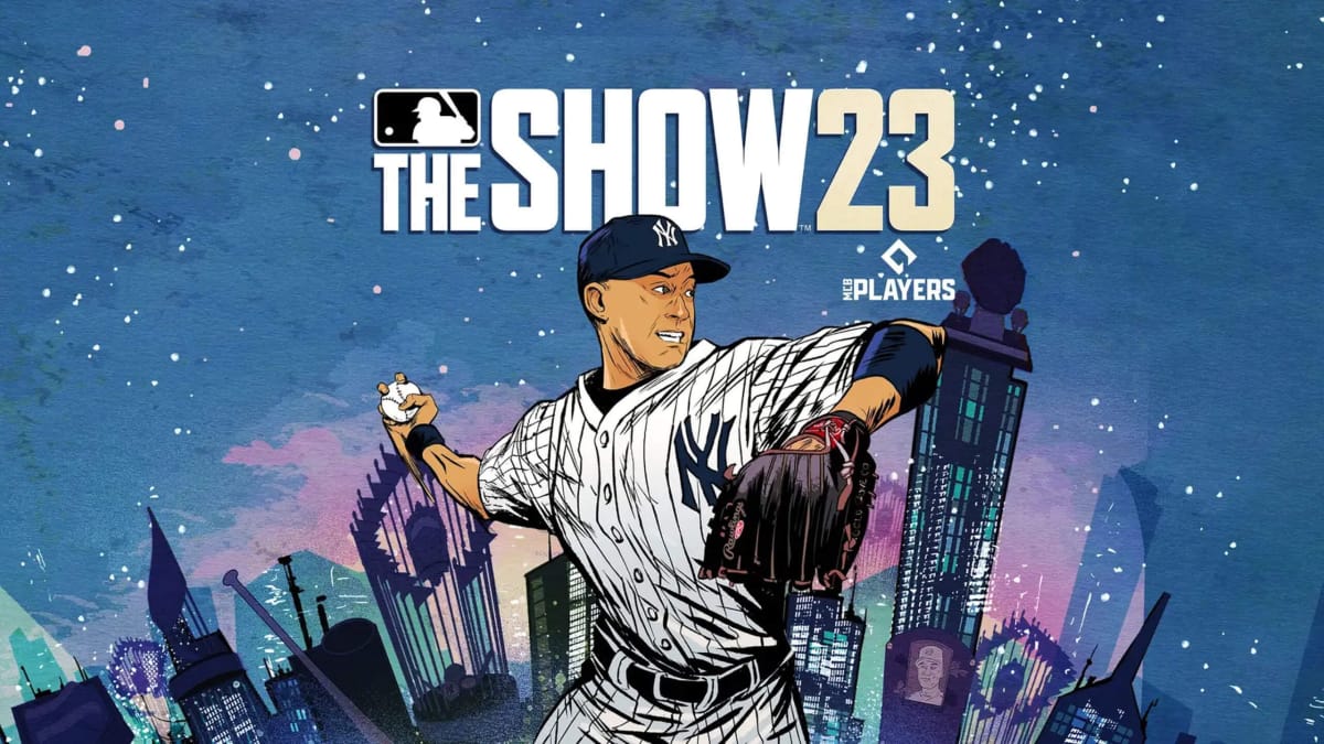 Derek Jeter on the cover of the MLB The Show 23 Collector's Edition package