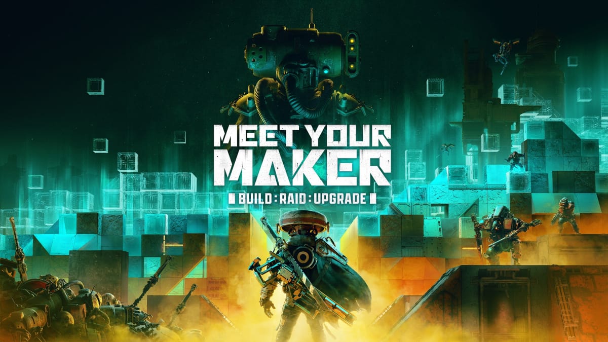A lone hero faces off against a gauntlet maze of guards in Meet Your Maker.