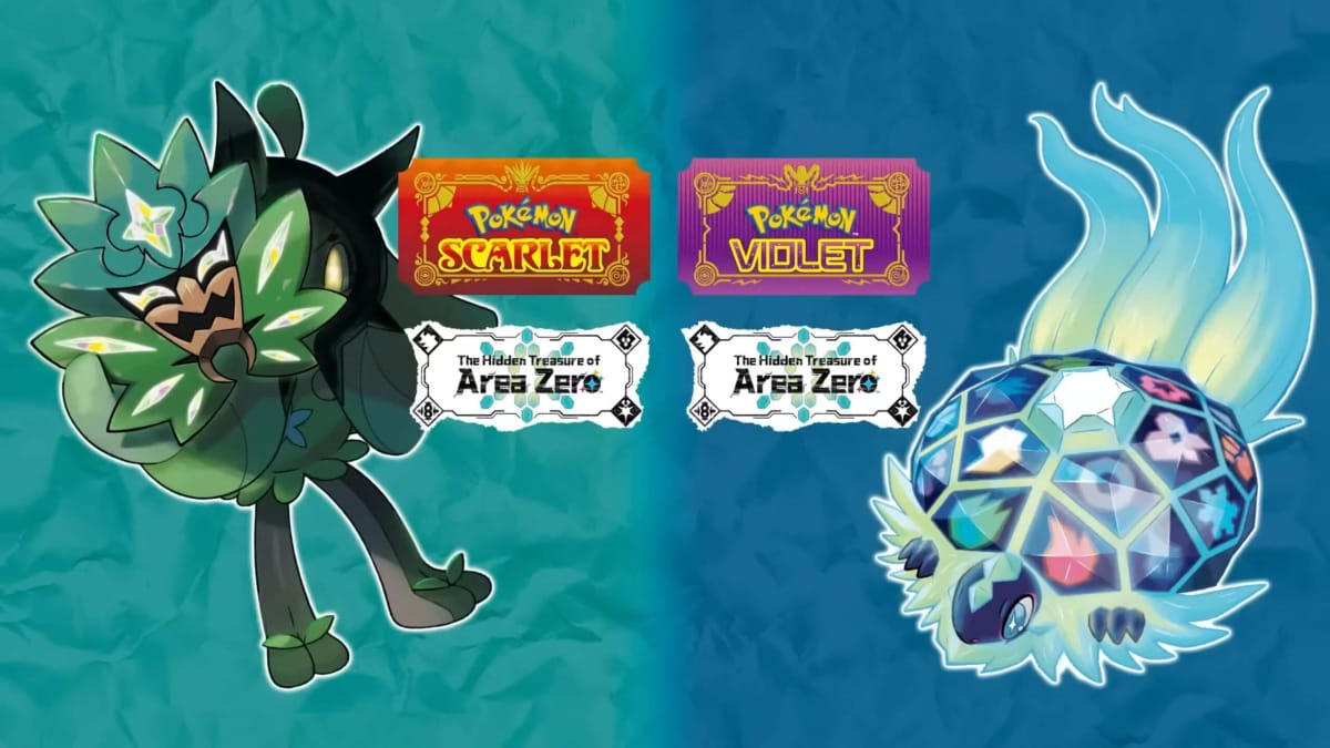 The two new legendary Pokemon being added in the new Pokemon Scarlet and Violet DLC The Hidden Treasure of Area Zero