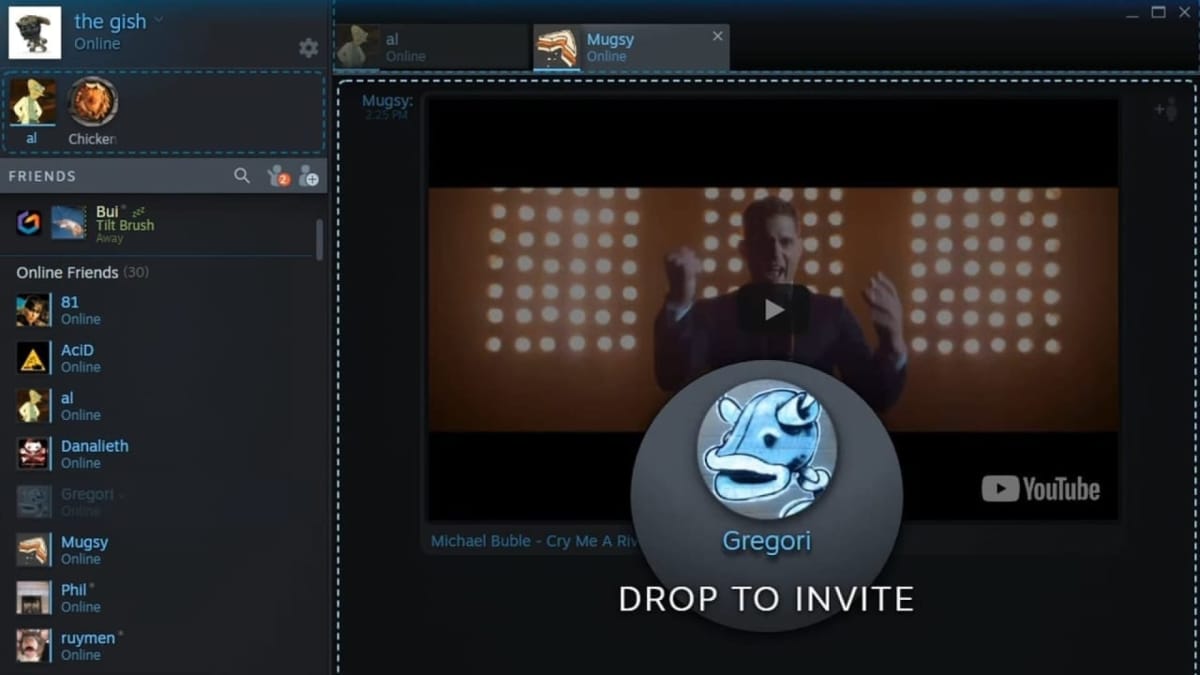 Steam Chat Update Screenshot Key Art