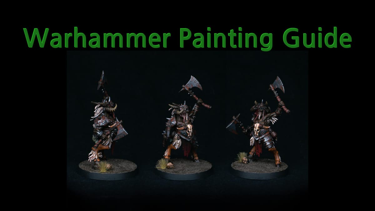 An Image of the new Beastlord fully painted in our Warhammer Painting Guide