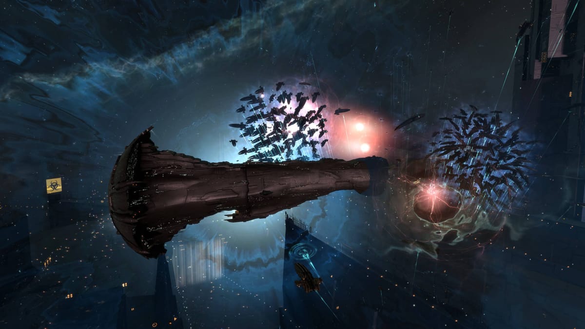 A spaceship from CCP Games' Eve Online