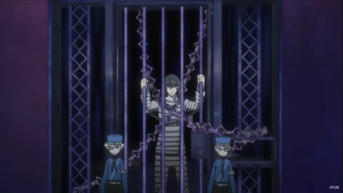 Joker in Prison in Persona 5 Royal 