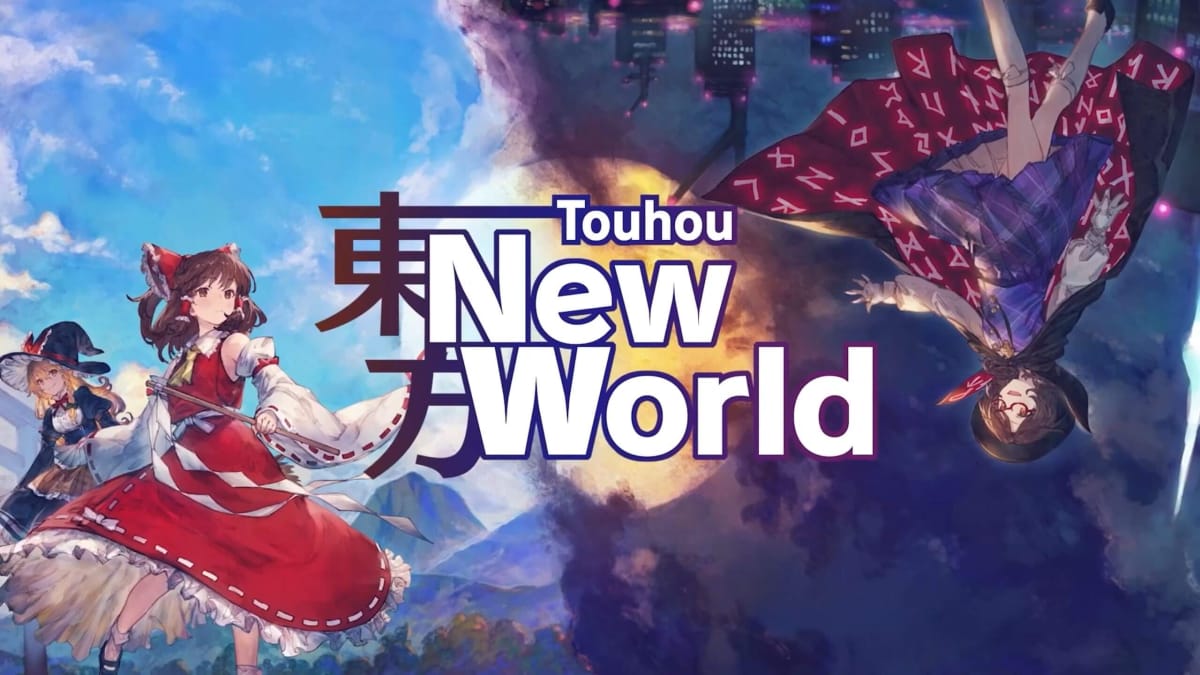 Artwork for Touhou: New World, showing the game's characters