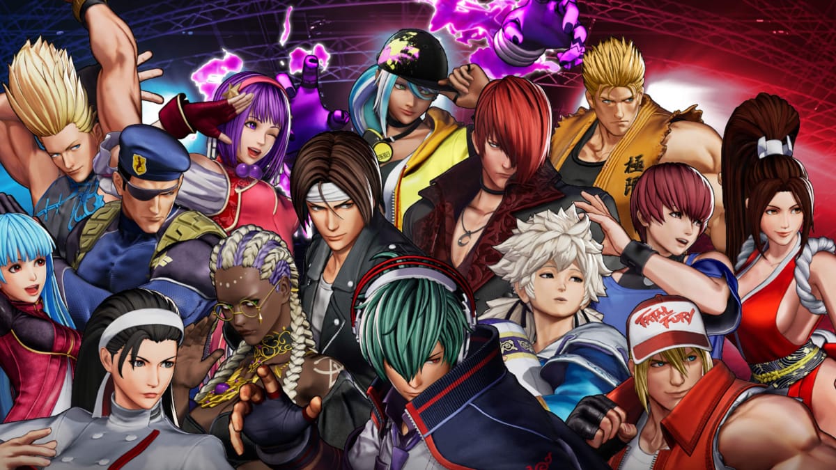 Several characters in the popular fighting game King of Fighters XV