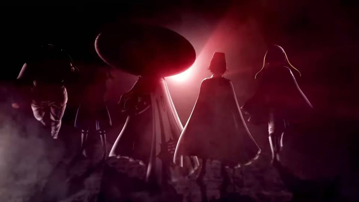 The Amaterasu Corporation Peacekeepers silhouetted in the new Master Detective Archives: Rain Code trailer