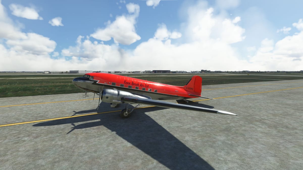 Microsoft Flight Simulator - Kenn Borek Air DC3 at Calgary