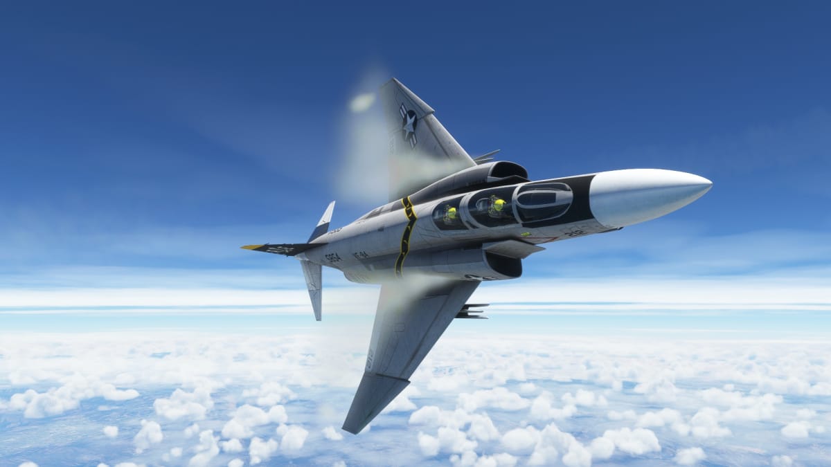 Microsoft Flight Simulator F4 Phantom Pulling Gs