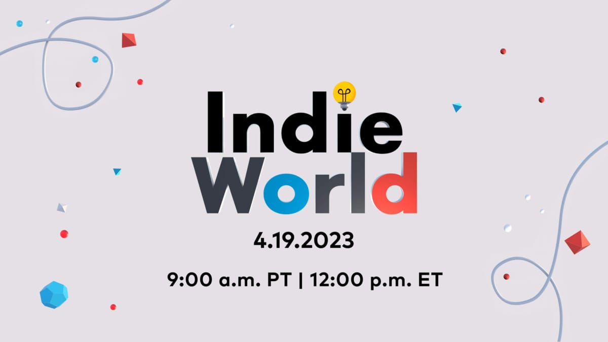 A header image showing the banner for the Nintendo Indie World April 2023 showcase