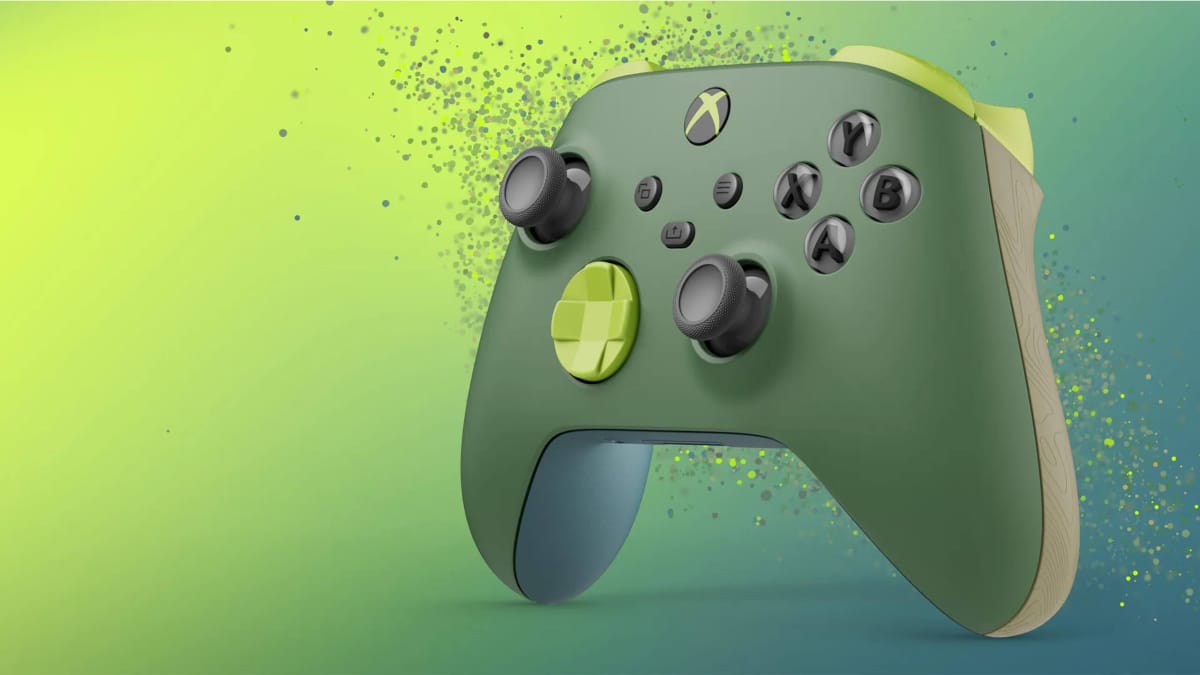 The new Xbox Remix Special Edition controller, which is partially made from recycled parts