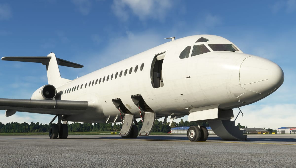 Microsoft Flight Simulator Fokker F28 Fellowship