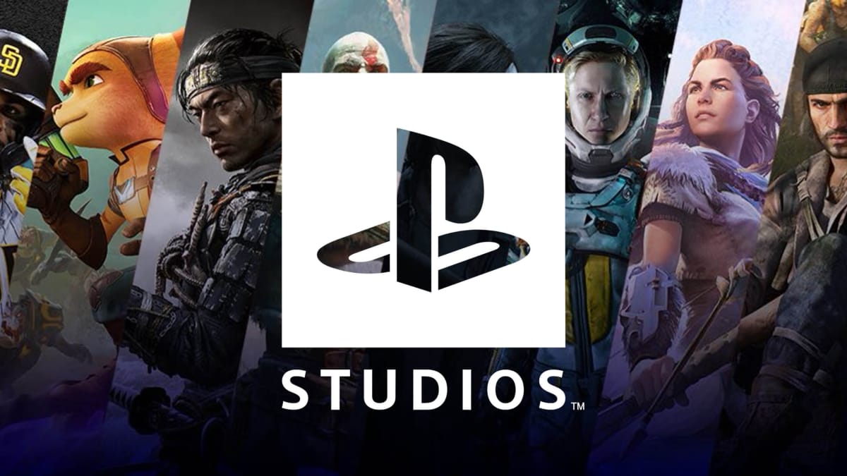 The Sony PlayStation Studios logo over the top of some of the company's non-live service outings