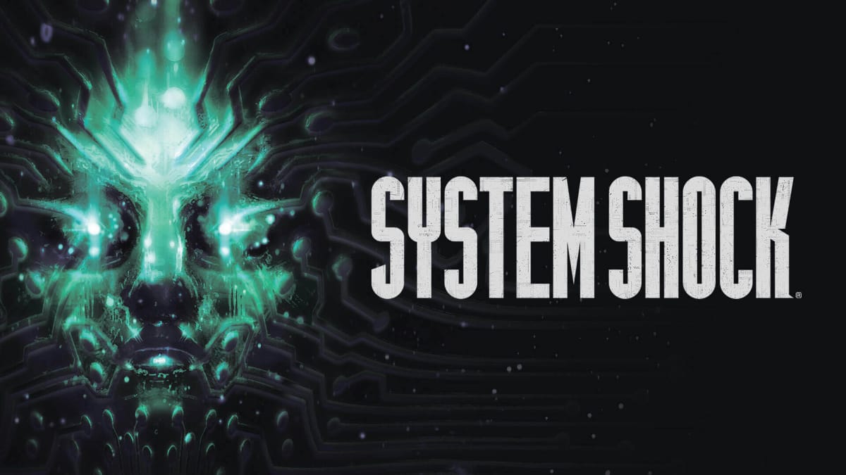 Shodan taunts players in System Shock's key art