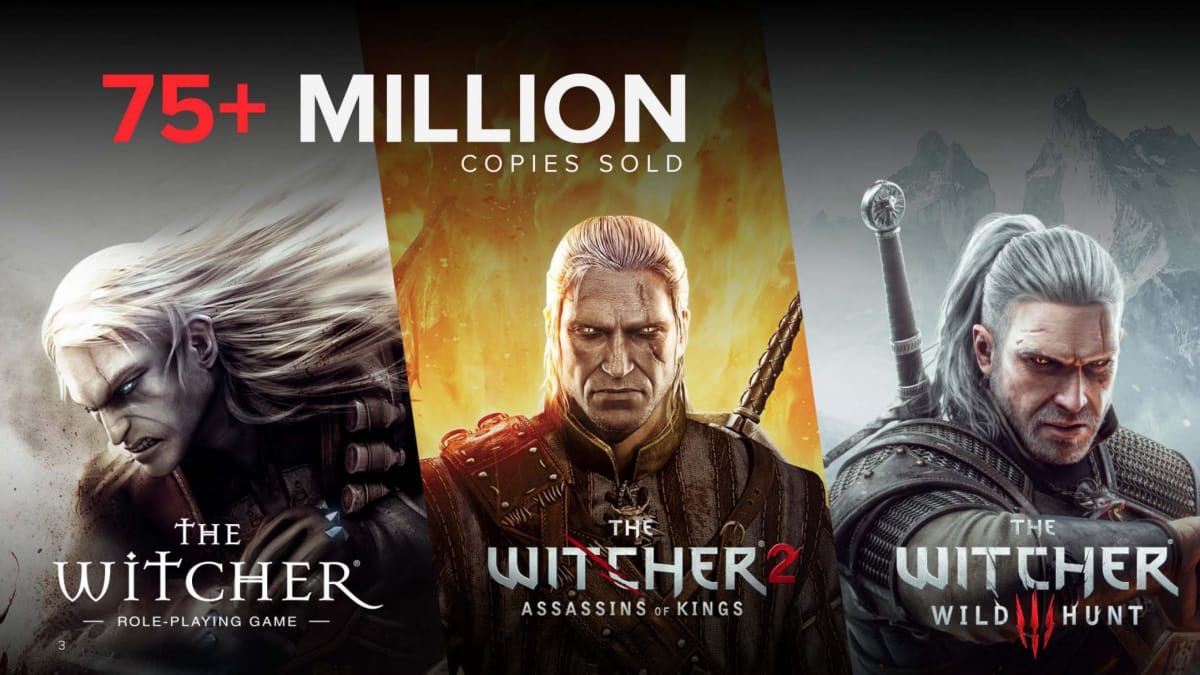 Witcher Franchise 75 million copies sold