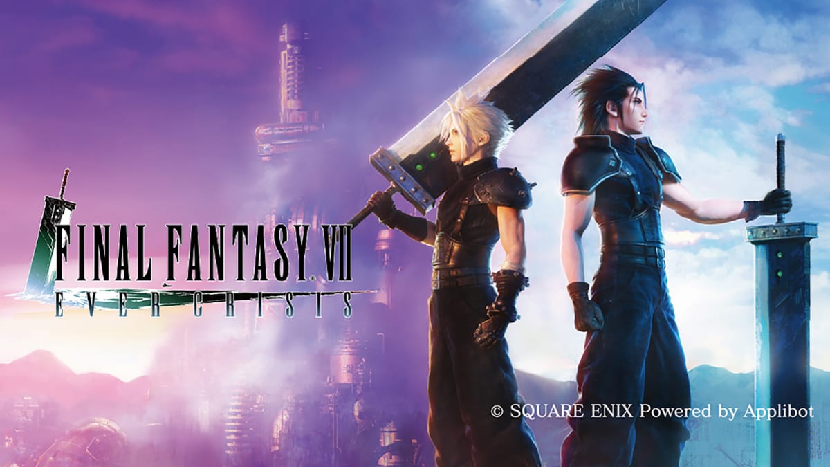 Final Fantasy VII Ever Crisis Key Art featuring Cloud and Zack
