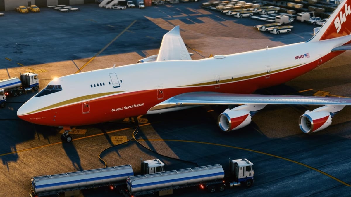 Microsoft Flight Simulator 747 SuperTanker