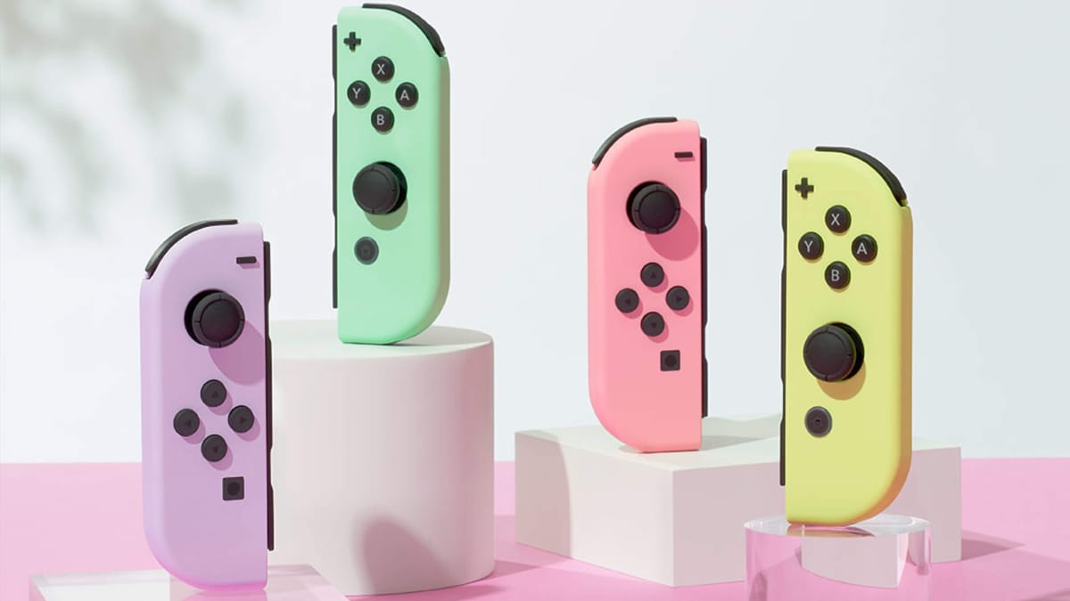 The new range of pastel-colored Joy-Cons coming to Switch in late June