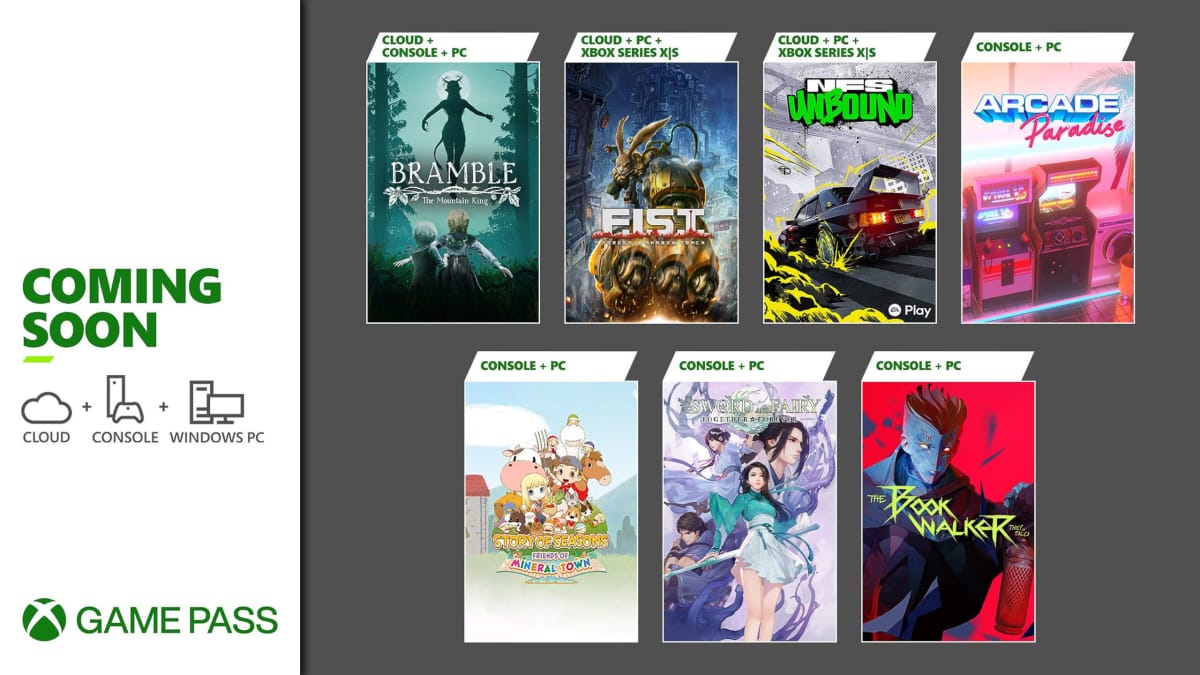 The Xbox Game Pass June 2023 lineup, including Need for Speed Unbound, Story of Seasons, and more