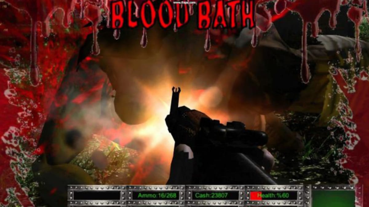 digital homicide game screenshot showing several mismatched graphics with poorly cut out edges.