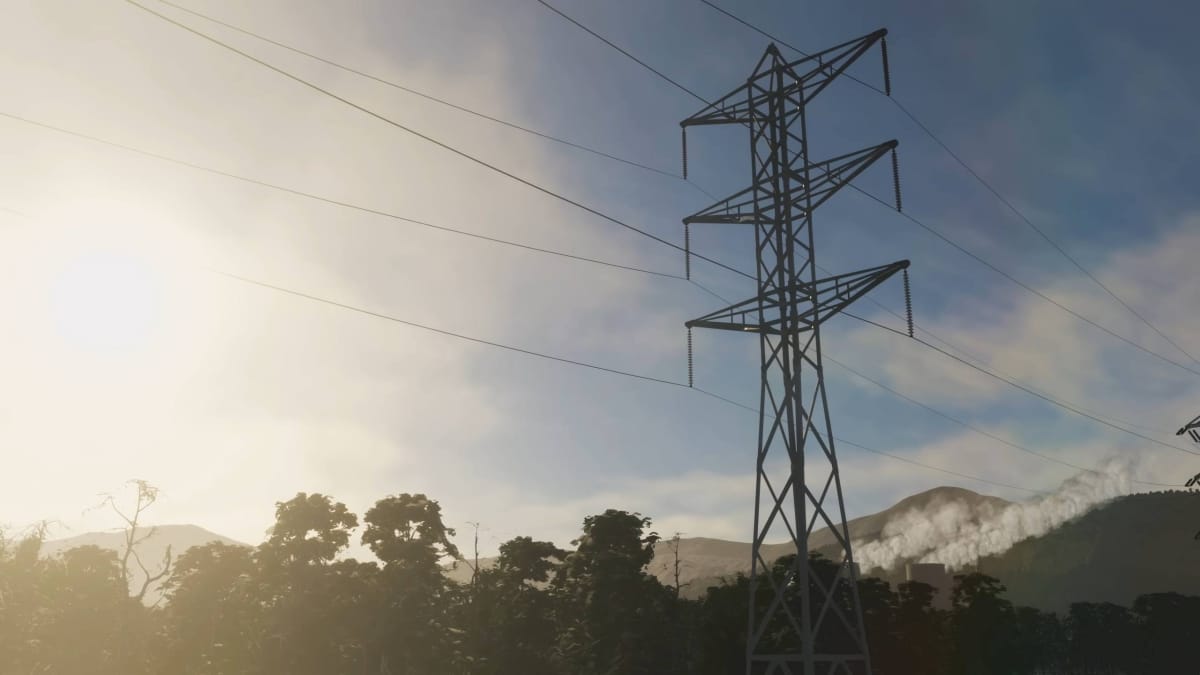 Cities Skylines 2 High-Voltage Power Cable