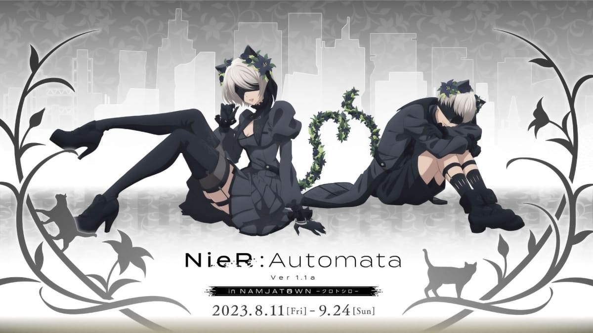 NieR Automata 2B & 9S in Catgirl and Catboy versions