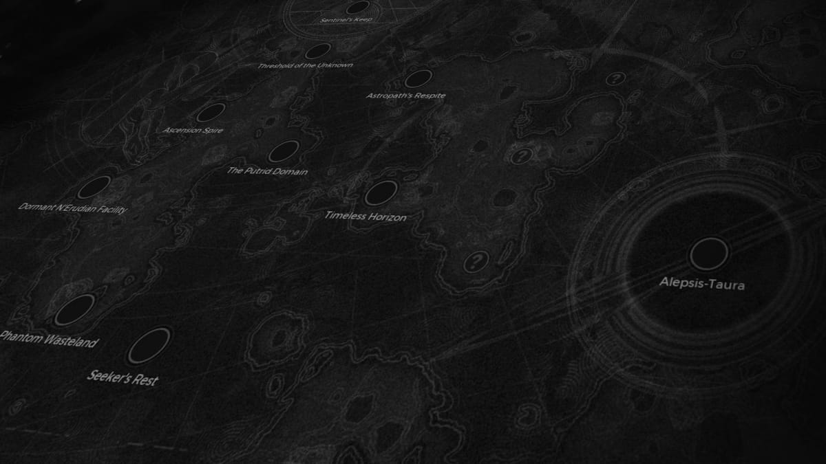 Remnant 2 Map and Locations Guide - Cover Image One Possible Map of N'Erud at an Angle