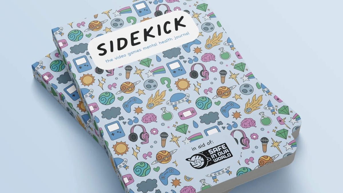 A cover shot of the new Safe In Our World gaming mental health journal Sidekick