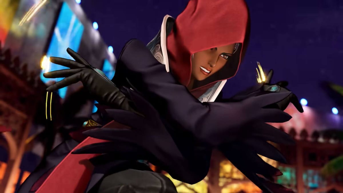 Najd getting ready to use a super-powerful special in the new The King of Fighters XV Najd breakdown trailer