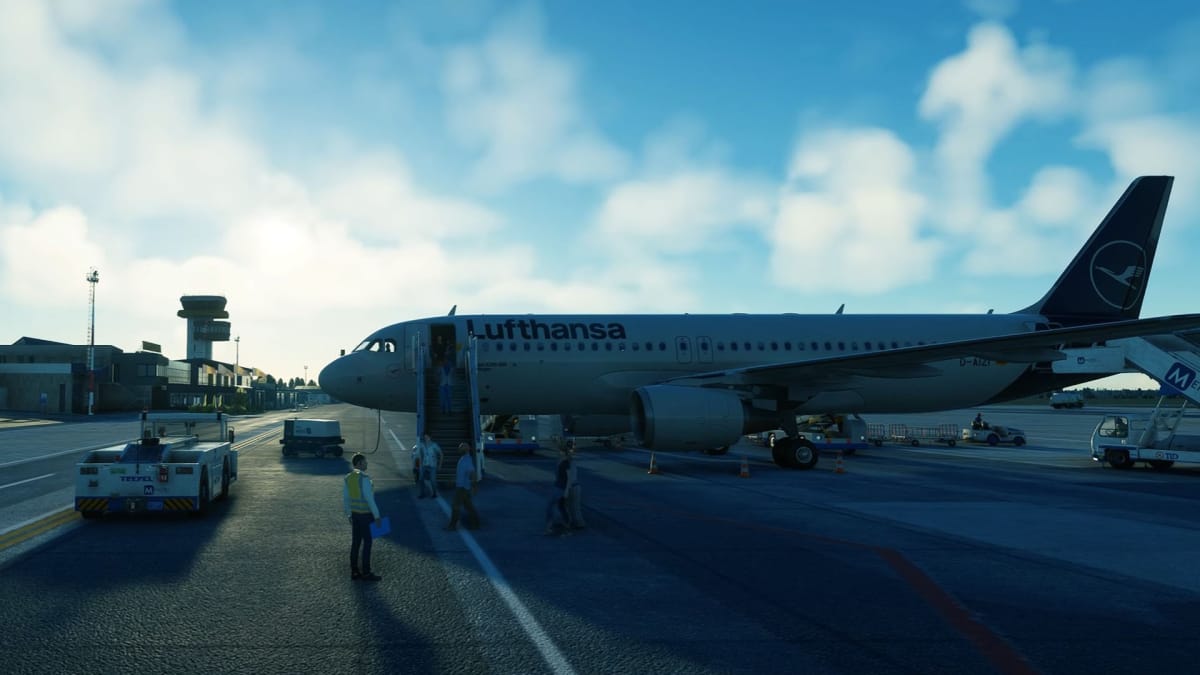 Microsoft Flight Simulator A320 in Timisoara Airport
