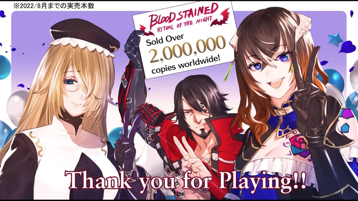  Bloodstained: Ritual of the Night Has Sold 2 Million Copies